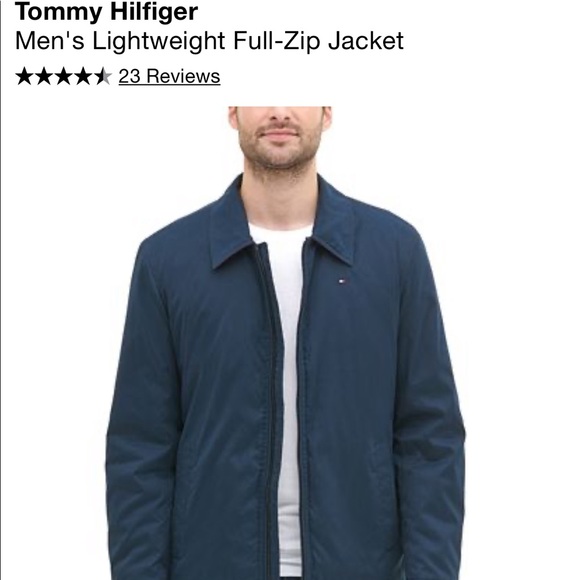 tommy navy jacket